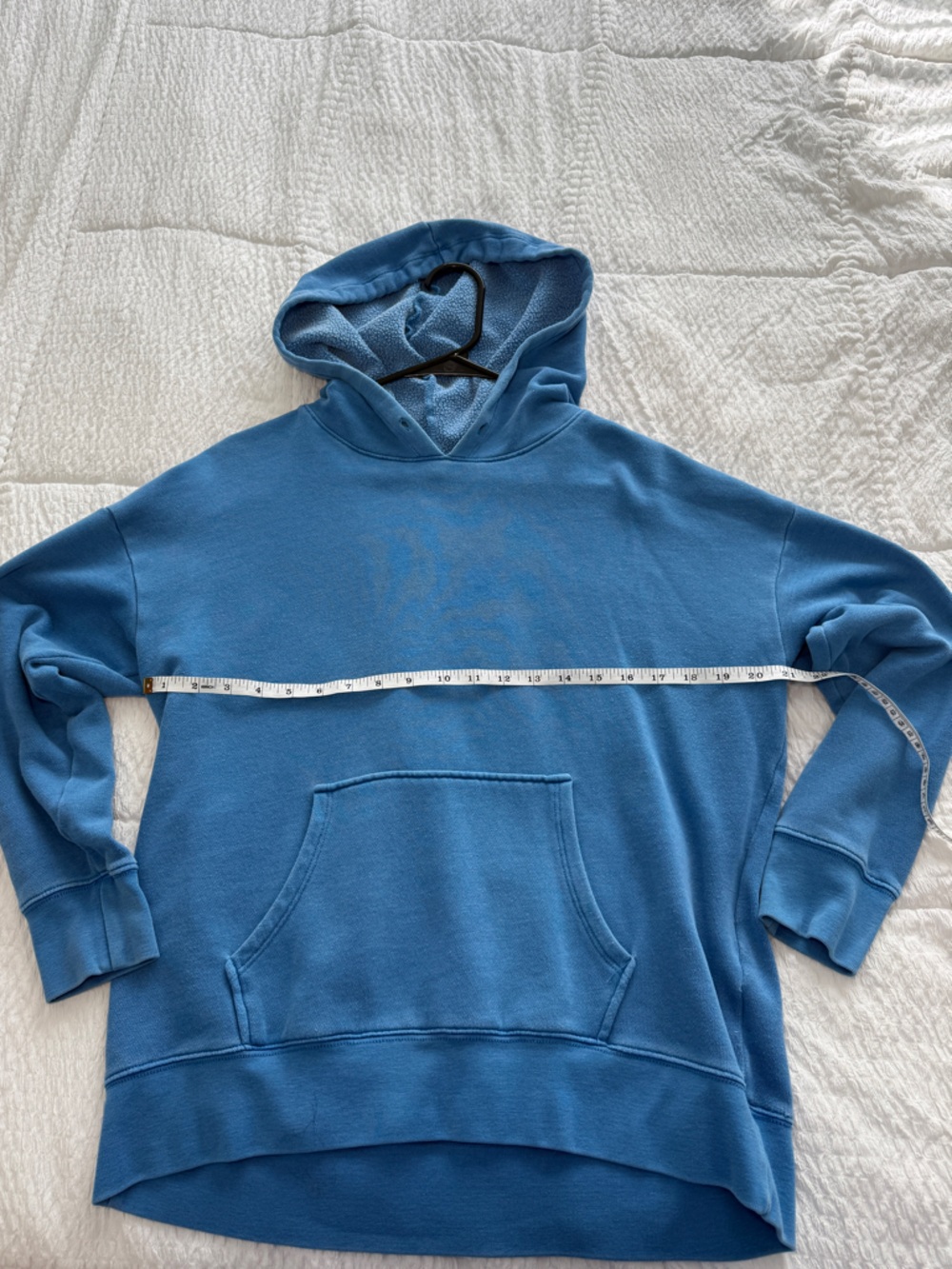 American Eagle Blue Washed Hoodie Size M